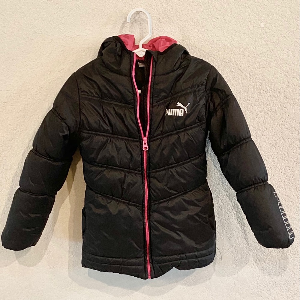 Girls Puma Puffer Jacket